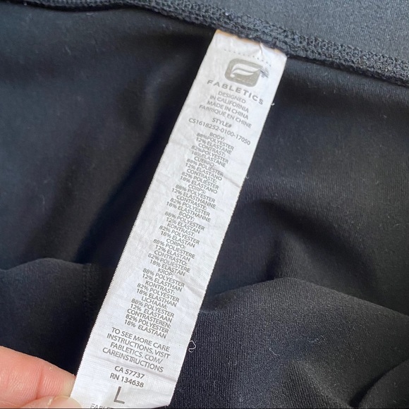 Fabletics Large Black Compression - Picture 3 of 5